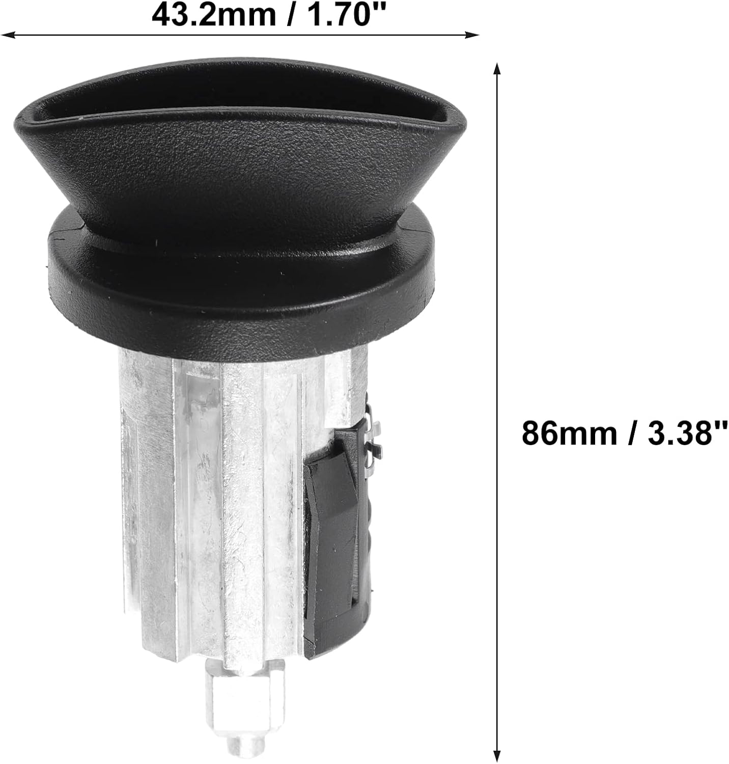 X AUTOHAUX F85Z-11582-AA 1L3Z-11582-A Cilindro de bloqueo del interruptor de arranque de encendido del motor con 2 llaves para Ford F-150 1996-2004