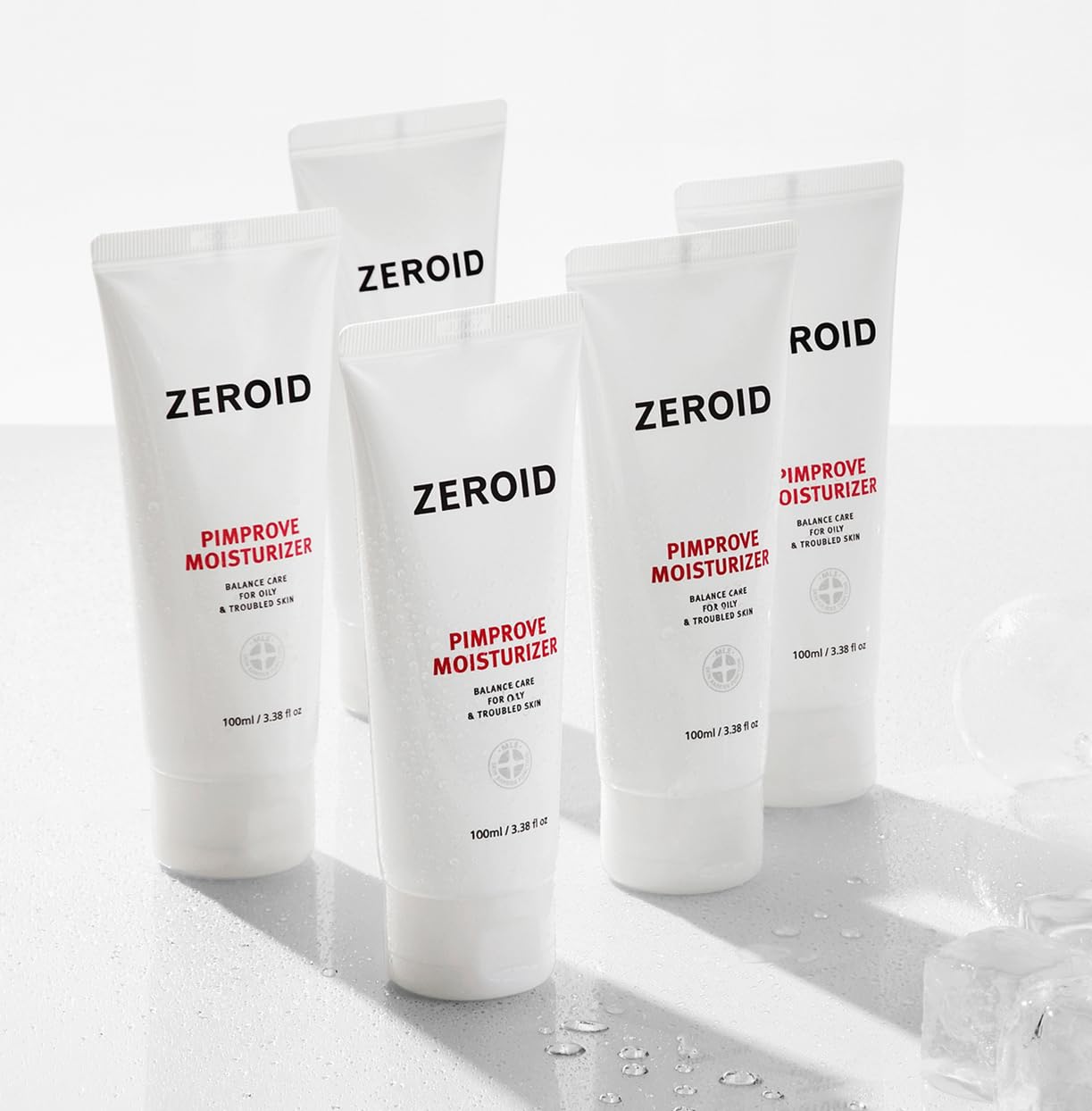 ZEROID Pimprove Hidratante coreano Dermocosmético  Ácido hialurónico  Barrera cutánea  3.4 fl oz (3.38 fl oz.)
