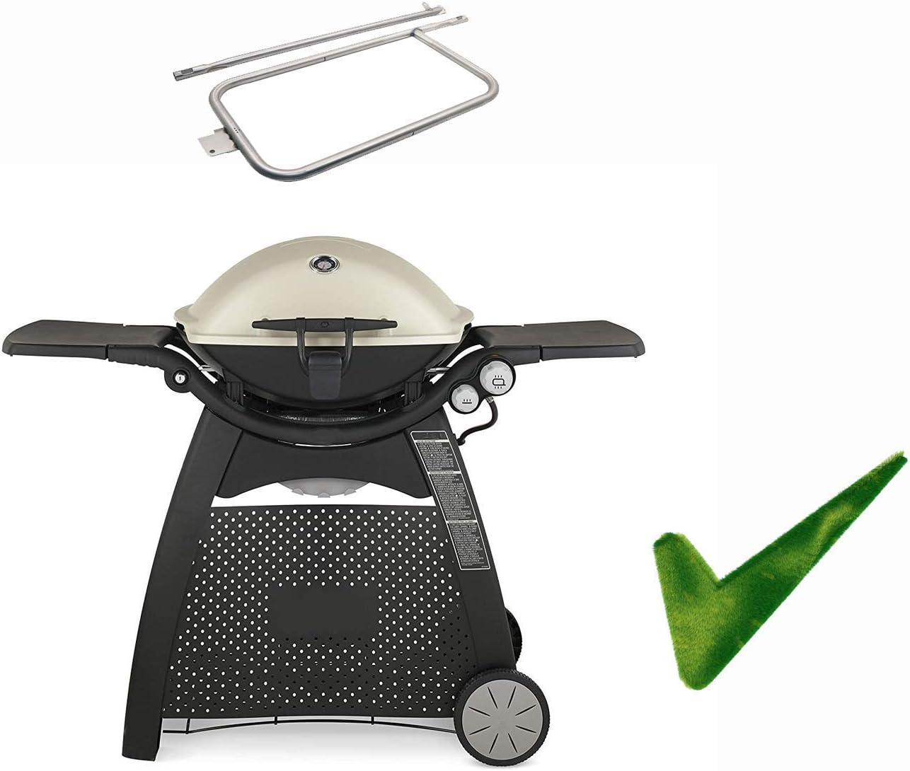 Uniflasy Tubo de quemador 65032 para Weber Q300 Q3000 Q320 Q3200 404341 57060001 586002 parrilla de gas 304 parrilla de acero inoxidable 60036 80385