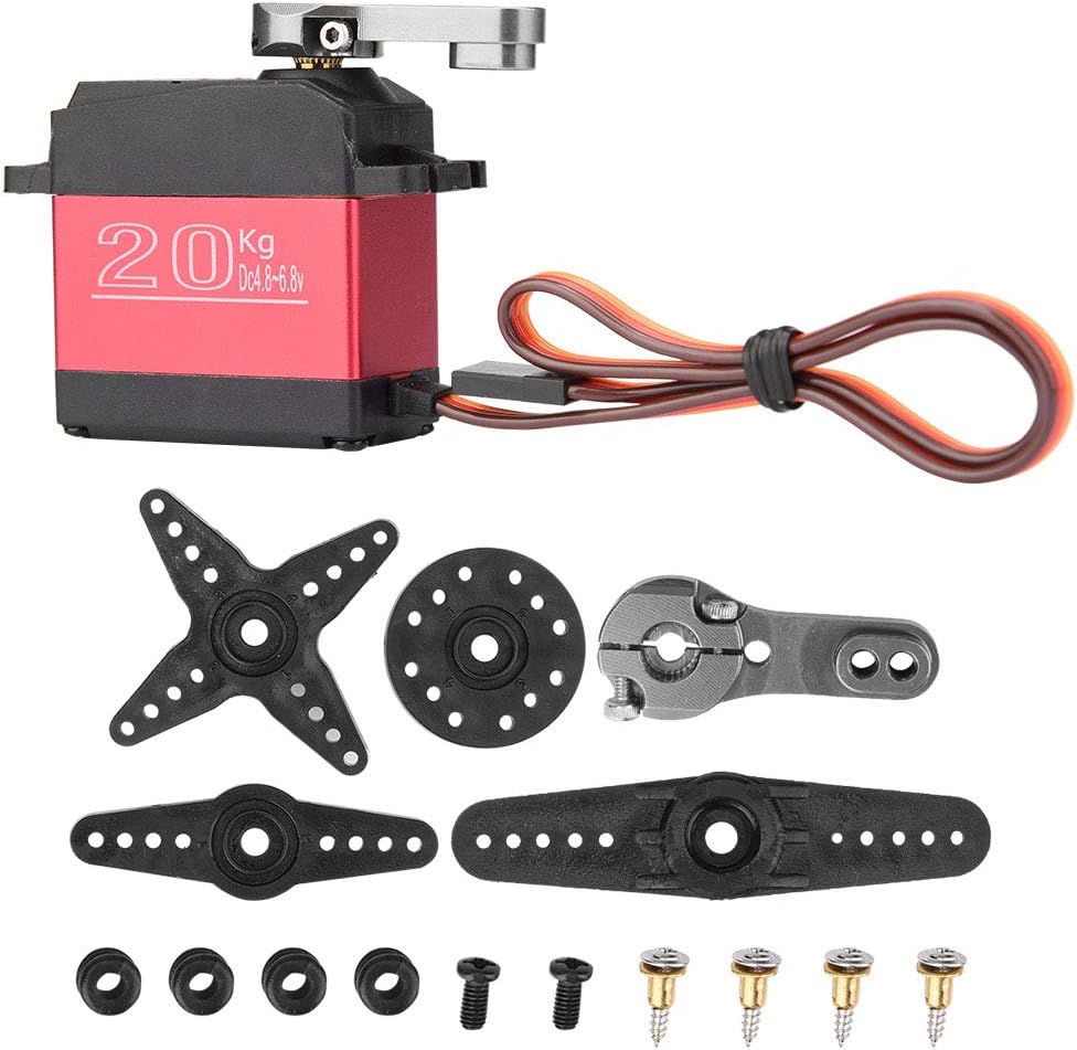 Servo a prueba de agua RC, DSSERVO 44.1 lbs 55.1 lbs Metal Gear High Torque Servo digital impermeable para amantes de RC (44.1 lbs)