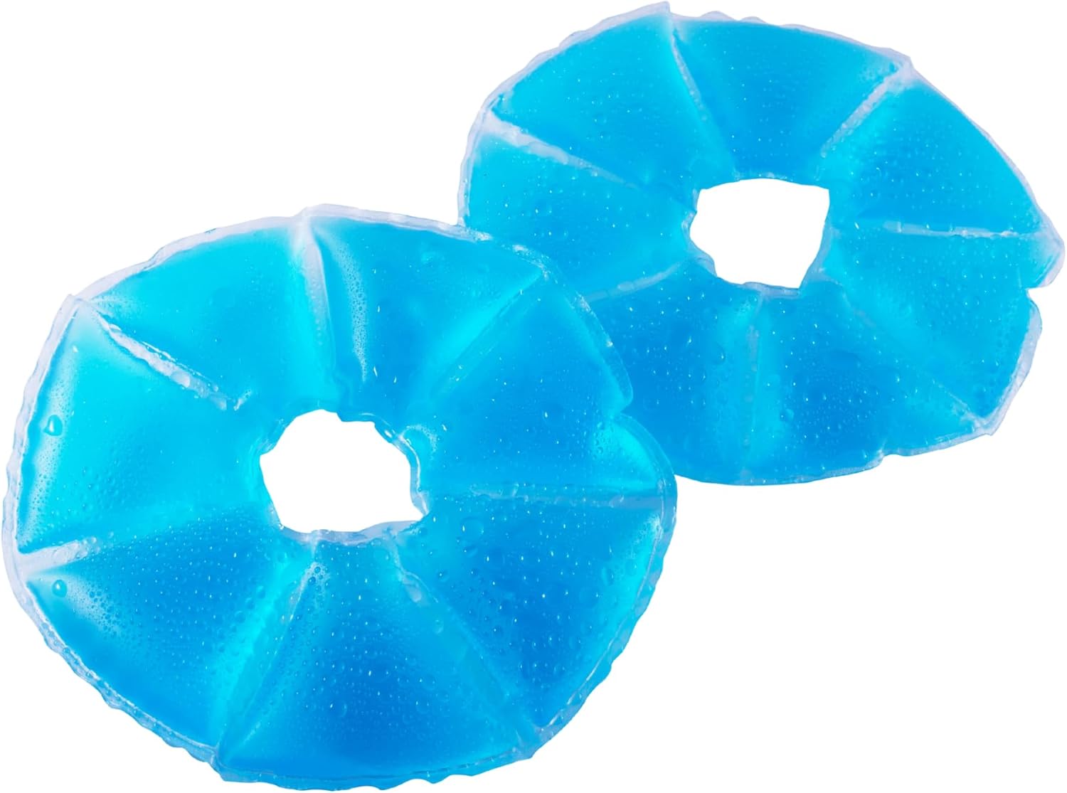 FH Industries – Bolsas de hielo redondas de gel, reutilizables, alivio calmante para lactancia materna, posparto, lesiones, terapia de calor o frío,