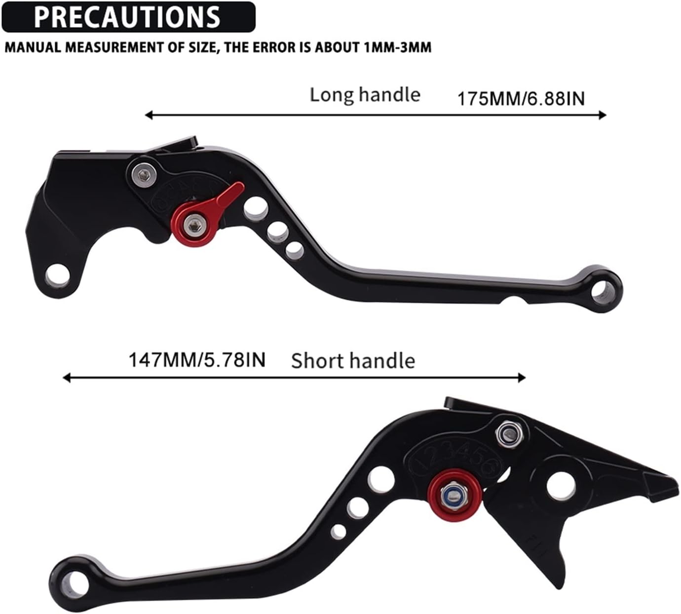 Palanca de embrague de motocicleta para Yamaha MT-03 MT03 2015-2020 Accesorios de motocicleta Manijas largascortas Palancas de embrague de freno
