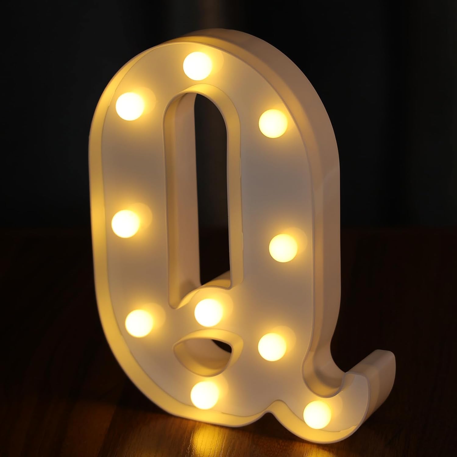 Letras iluminadas, letras LED, 26 letras del alfabeto, letras iluminadas decorativas, letras iluminadas que funcionan con pilas para fiestas, bares,