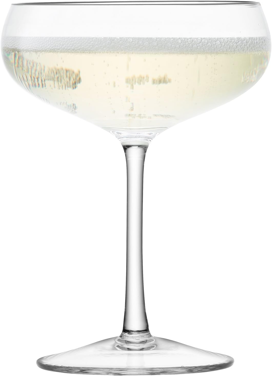 LSA International Platillo de vino y champán de 7.3 fl oz transparente x 4