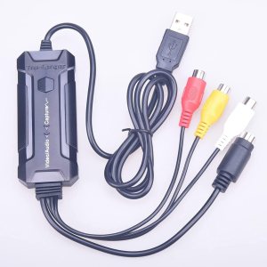 Top-Longer Convertidor de cinta de cassettegrabadora de video USB para VHS a DVD, casetes magnéticos con Windows 1110 y Mac OS X Ventura Top-Longer Convertidor de cinta de cassettegrabadora de video USB para VHS a DVD, casetes magnéticos con Windows 1110 y Mac OS X Ventura