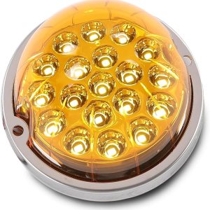CROSSDESIGN Marcador de luz intermitente sandía (19 LED) universal tled-wca lente amarilla LED blanco cálido CROSSDESIGN Marcador de luz intermitente sandía (19 LED) universal tled-wca lente amarilla LED blanco cálido