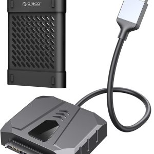 ORICO Caja de disco duro de 2.5 pulgadas, cable SATA a USB, cable USB 2.0 a SATA III para disco duro HDDSSD de 2.5 pulgadas, compatible con UASP con ORICO Caja de disco duro de 2.5 pulgadas, cable SATA a USB, cable USB 2.0 a SATA III para disco duro HDDSSD de 2.5 pulgadas, compatible con UASP con