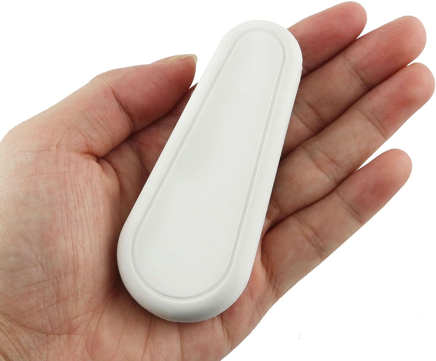 ZZLZX Paquete de 2 cables de repuesto de plástico de 1.76 oz de repuesto para persianas enrollables, cordón blanco, cadena vertical para persianas