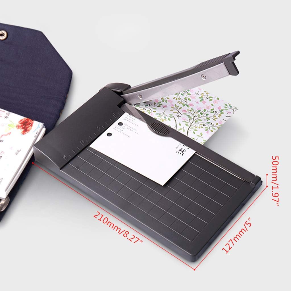 Cortador de papel Trimmer Photo Guillotine Cutting Machine Scrapbook Ruler Gancho para tejer