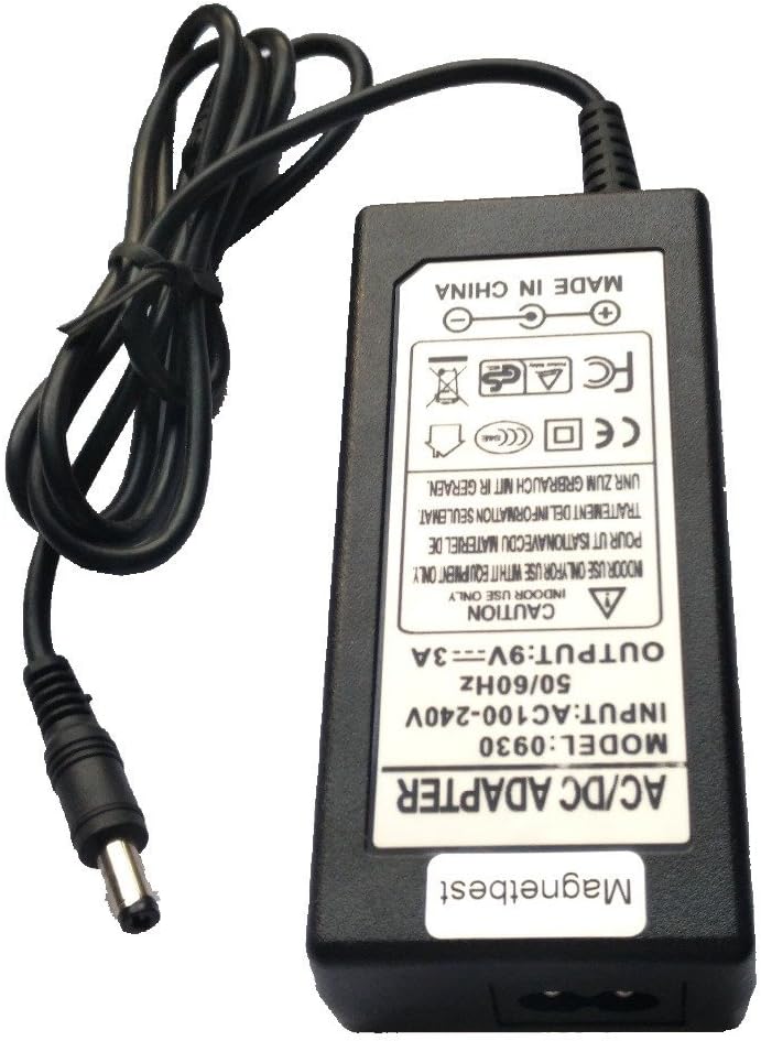 Cargador adaptador de CA de 9V 3A para LINE6 POD HD300 HD400 HD500 HD500X HD Bean DC-3G Fuente de alimentación con cable