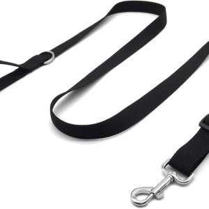Correa ajustable de nailon para perro, correas de perro de 6 pies de largo para perros medianos y grandes Correa ajustable de nailon para perro, correas de perro de 6 pies de largo para perros medianos y grandes