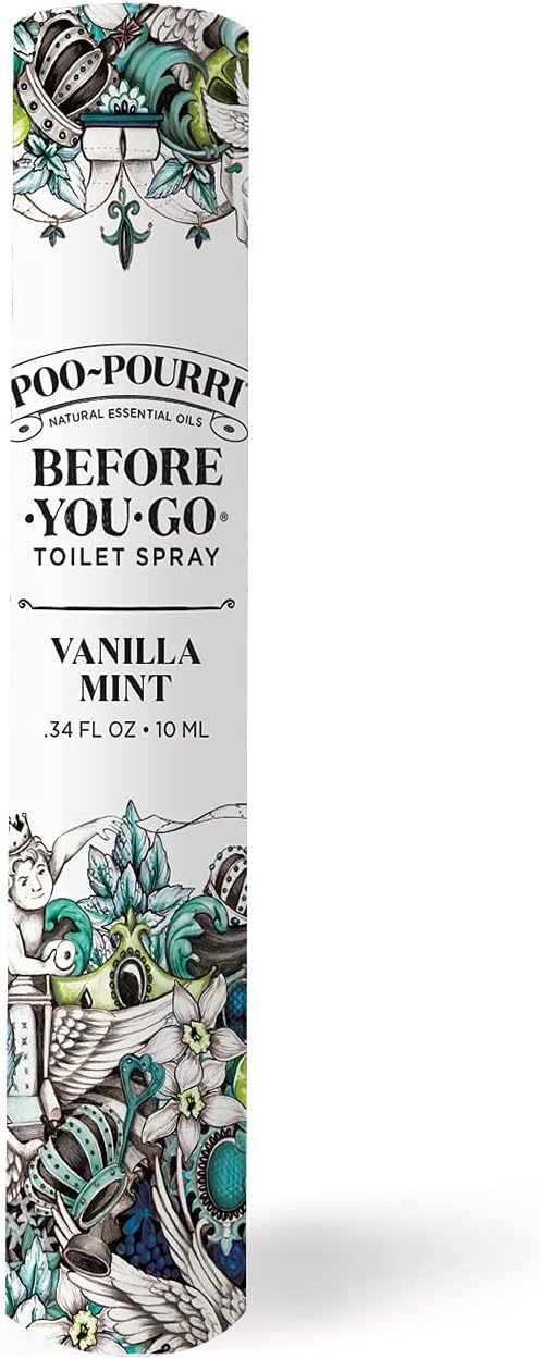 Poo-Pourri Before-You-Go – Espray para inodoro, Yule Log, 34 onzas líquidas.