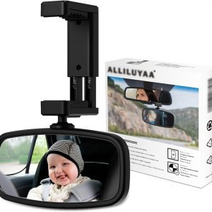 Espejo de coche de bebé de 360 para orientación trasera de bebé, espejo ajustable para asiento trasero para seguridad del asiento trasero, Espejo de coche de bebé de 360 para orientación trasera de bebé, espejo ajustable para asiento trasero para seguridad del asiento trasero,