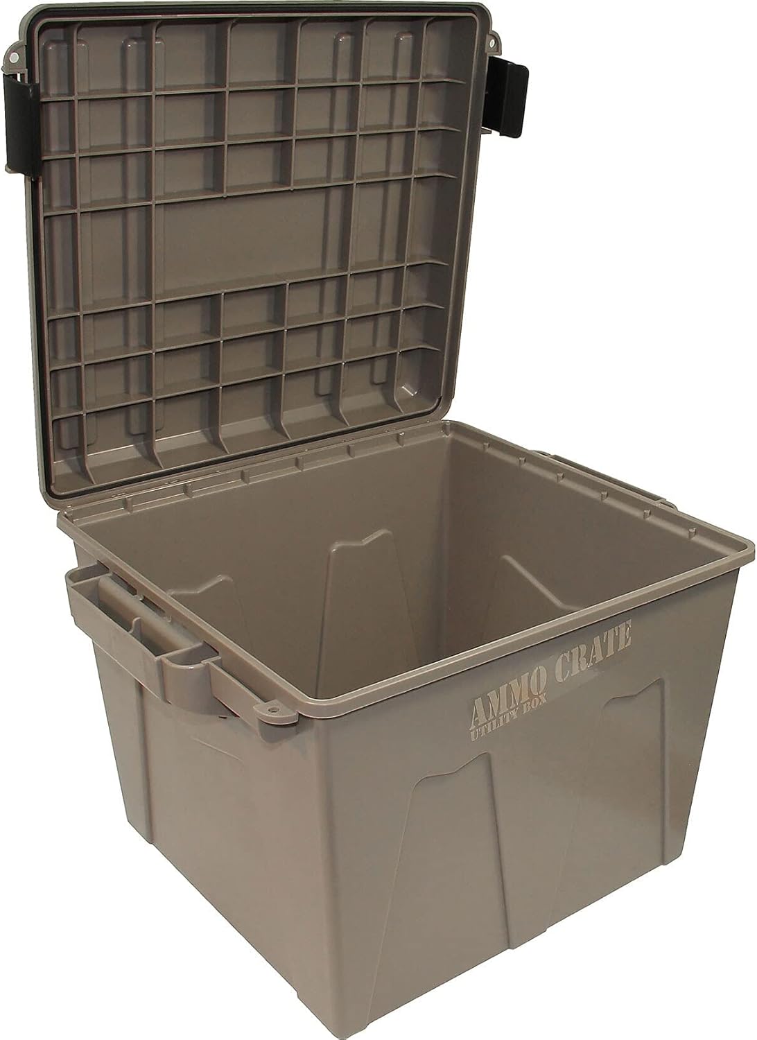 MTM ACR12-72 Caja de munición para almacenamiento en seco de engranajes y caja de munición dividida MTM, tierra oscura