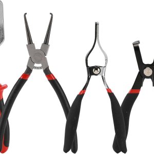 AIRTOON Juego de 4 alicates de línea de combustible con alicates removedores de manguera, pinza de filtro de combustible de 9 pulgadas, clip de AIRTOON Juego de 4 alicates de línea de combustible con alicates removedores de manguera, pinza de filtro de combustible de 9 pulgadas, clip de