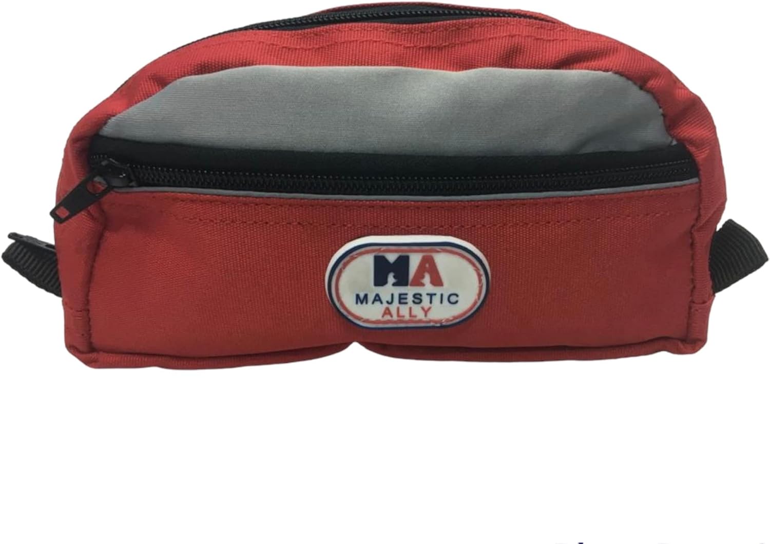 Majestic Ally Nylon Reflectante Saddle Pommel Bag para Western Saddle (Rojo)