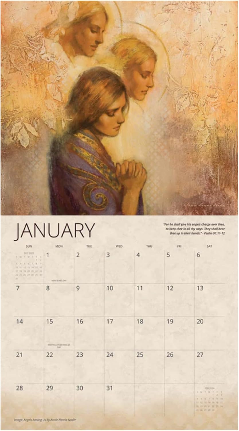 Altus Fine Art Ángeles entre nosotros Annie Henrie Nader 2024 Calendario