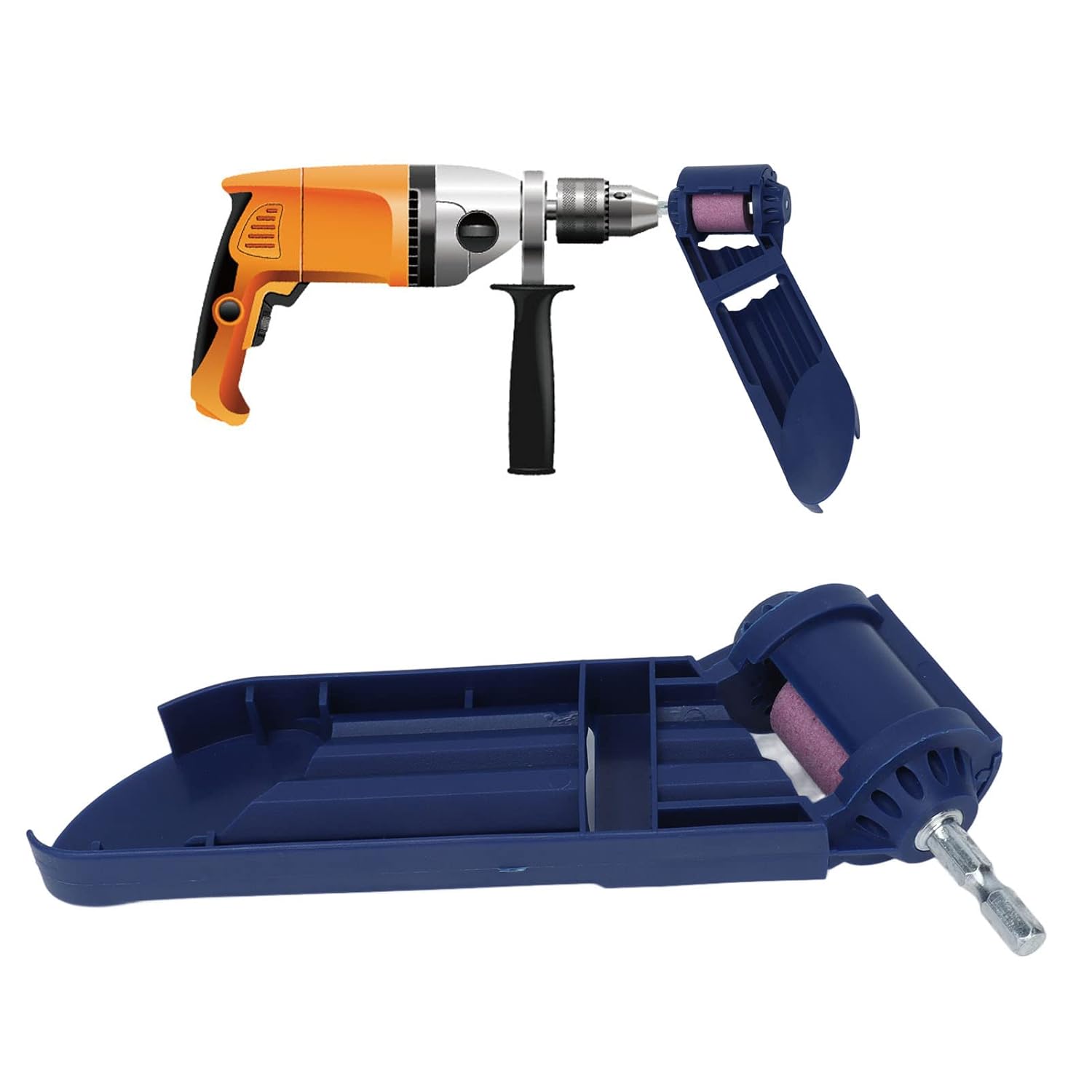 Afilador de brocas portátil, afilador de brocas, afilador de diamante, juego de herramientas de molienda para carpintería, taladro eléctrico,