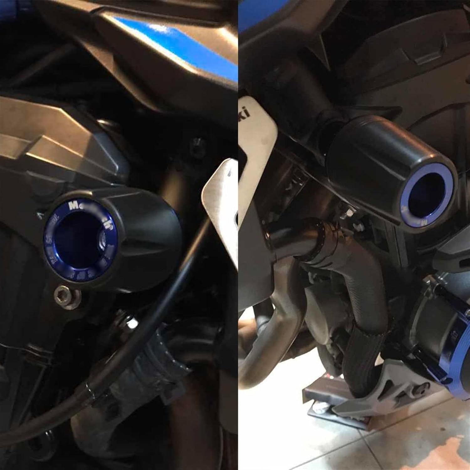 Protector de motor para Kawasaki Z125 Z250 Z300 Z650 750 V650 Z800 Z900 motocicleta Accesorios piezas de escape deslizadores protectores deslizantes