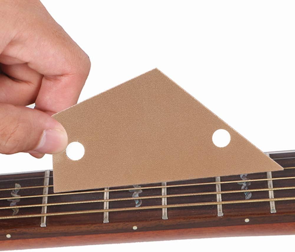 Fret Rocker – Regla de afinación de guitarra de acero inoxidable, herramienta de nivelación de eje de balancín, herramienta de nivelación de trastes