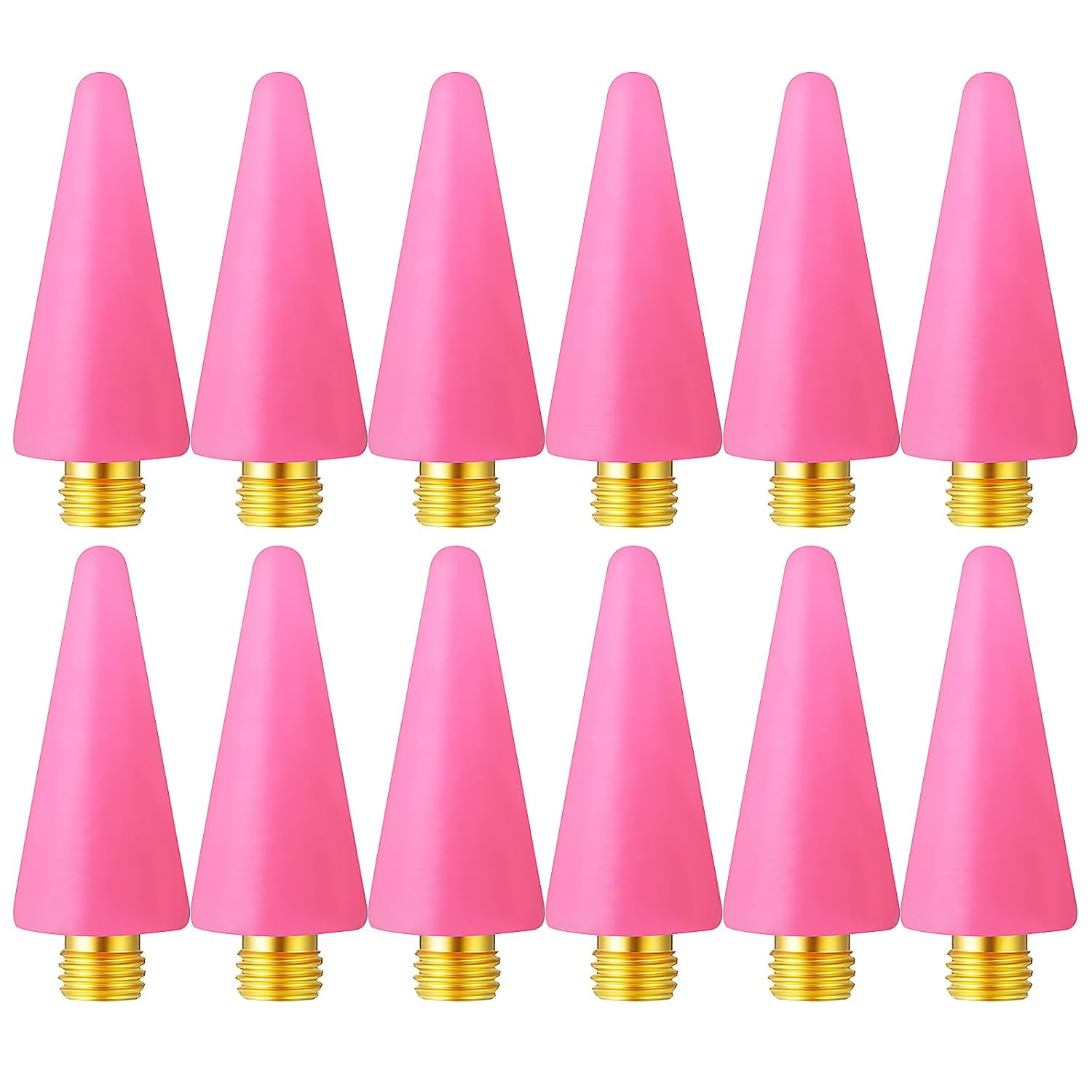 12 piezas de puntas de cabeza de repuesto de cera de diamantes de imitación, herramienta para puntear de uñas, para recoger gemas de uñas, lápiz de