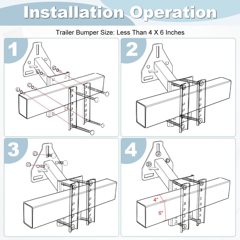 Soporte universal de montaje de neumático de repuesto para remolque con cerradura, se adapta a ruedas de 456 en ruedas de 4, 4.25, 4.5, 4.75, 5, 5,