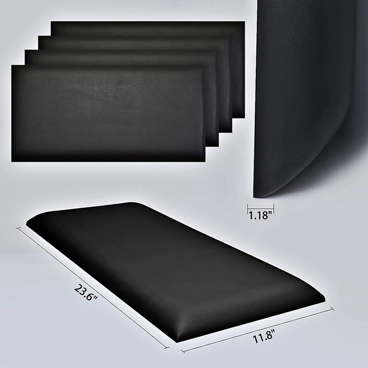 Acolchado de pared 3D anticolisión para niños, paneles de pared tapizados para despegar y pegar, cabecera Queen, protección decorativa para sala de