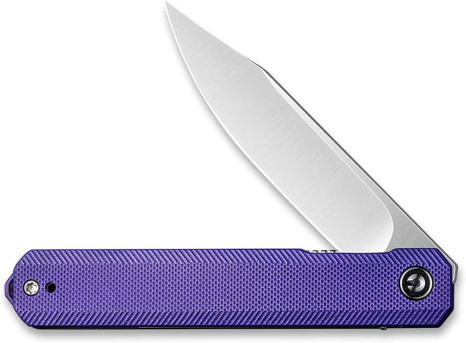 CIVIVI Chronic – Cuchillo de bolsillo plegable, cuchillo de caza de supervivencia al aire libre con hoja 9Cr18MoV de 3.22 pulgadas, mango G10,