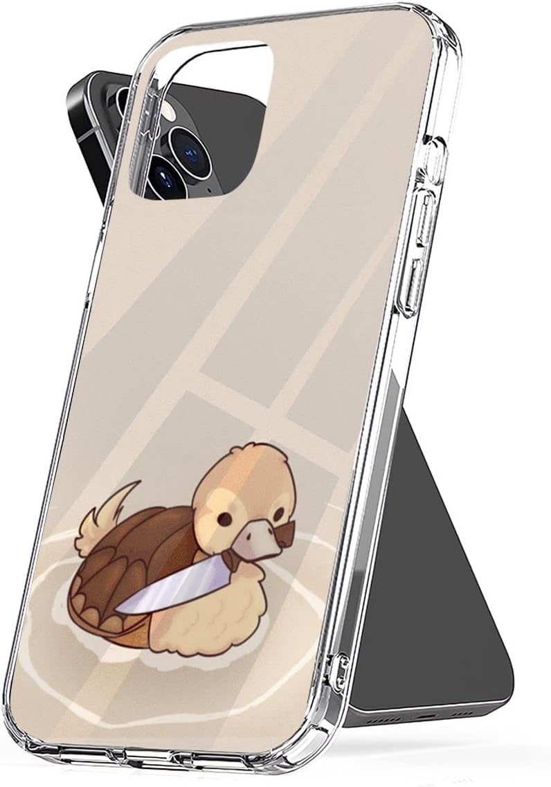 Funda de teléfono Atla TPU Turtle Cover Duck Protect con accesorios cuchillo a prueba de golpes compatible con iPhone 15 14 Pro Max 13 12 11 X Xs Xr