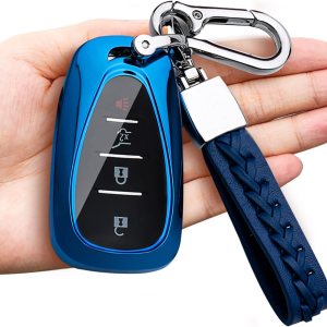 Funda para llavero Chevy, funda protectora de TPU con llavero compatible con Chevy 2024 2023 2022 2021 2020 Malibu Camaro Cruze Traverse Volt Bolt Funda para llavero Chevy, funda protectora de TPU con llavero compatible con Chevy 2024 2023 2022 2021 2020 Malibu Camaro Cruze Traverse Volt Bolt