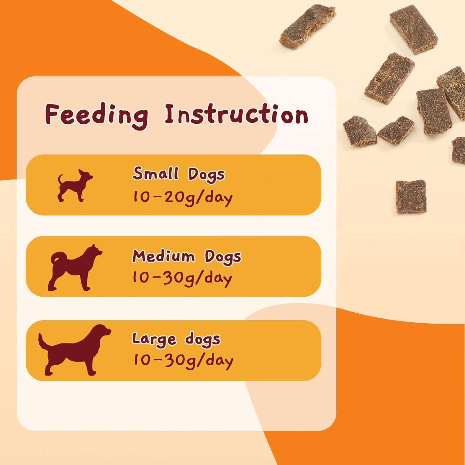 Jungle Calling Golosinas para perros, golosinas naturales de entrenamiento de perros con alto contenido de proteínas con pollo real, mordeduras
