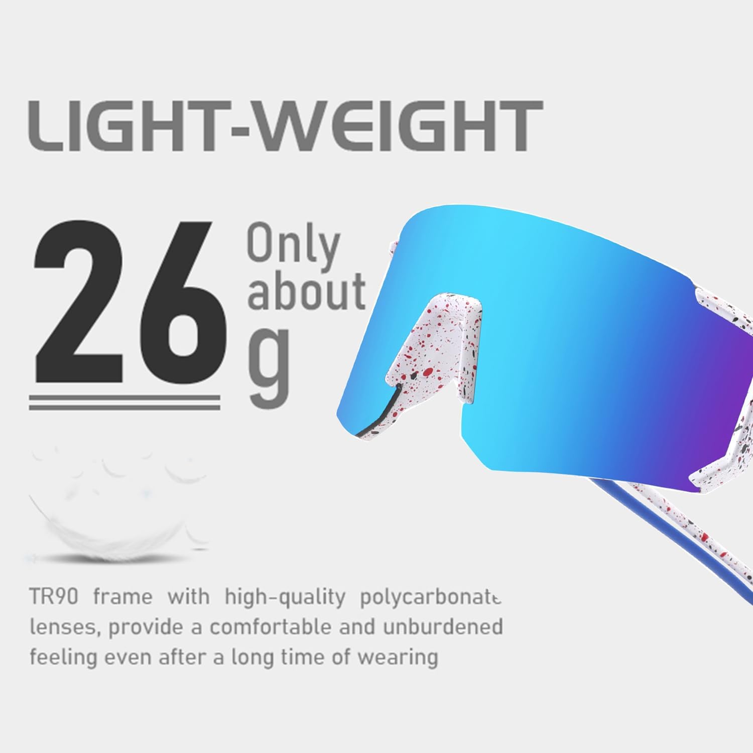 Gafas de sol de béisbol juvenil para niños y niñas,UV400 Gafas de sol deportivas para niños,Gafas de ciclismo Running Golf