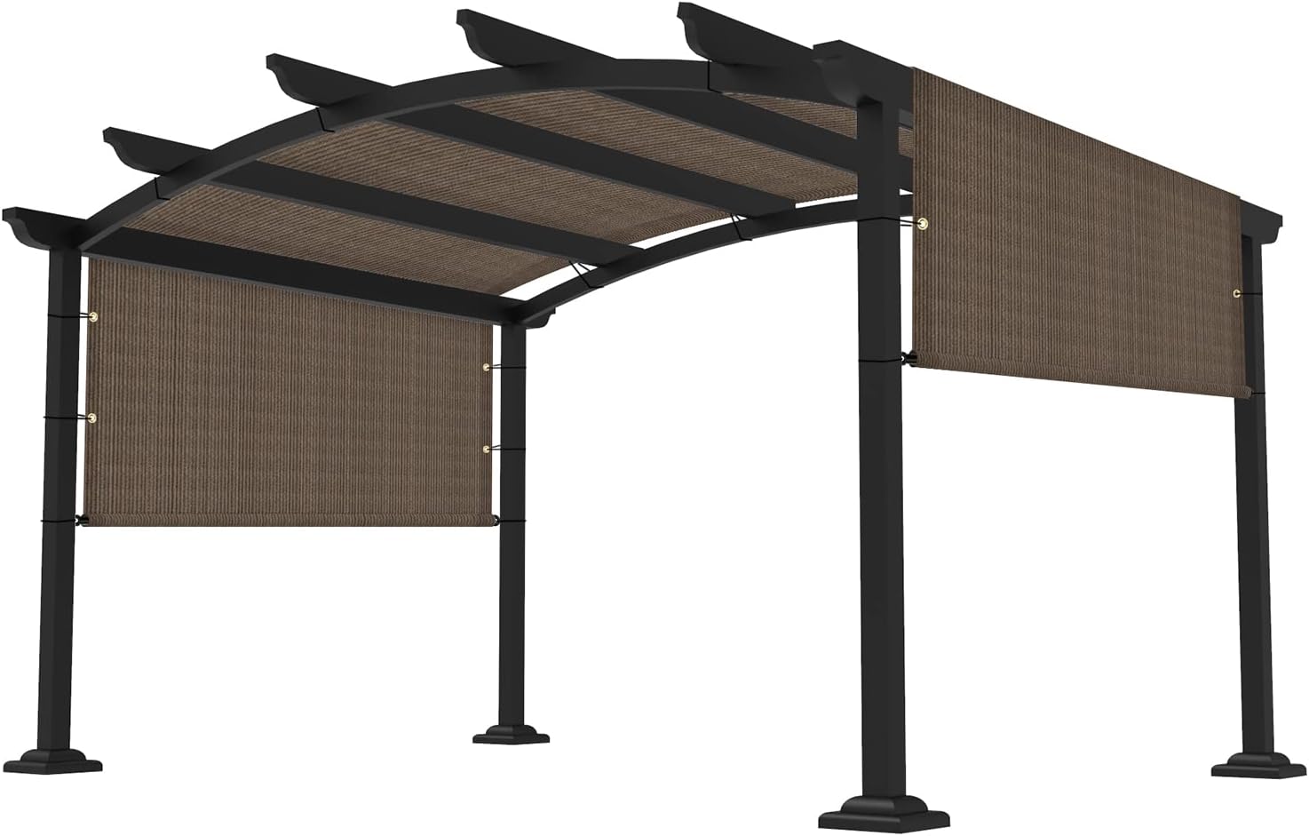 Toldo de repuesto universal para pérgola de 9 x 12 pies para patio al aire libre, porche, patio trasero, glorieta con ojales y varillas pesadas