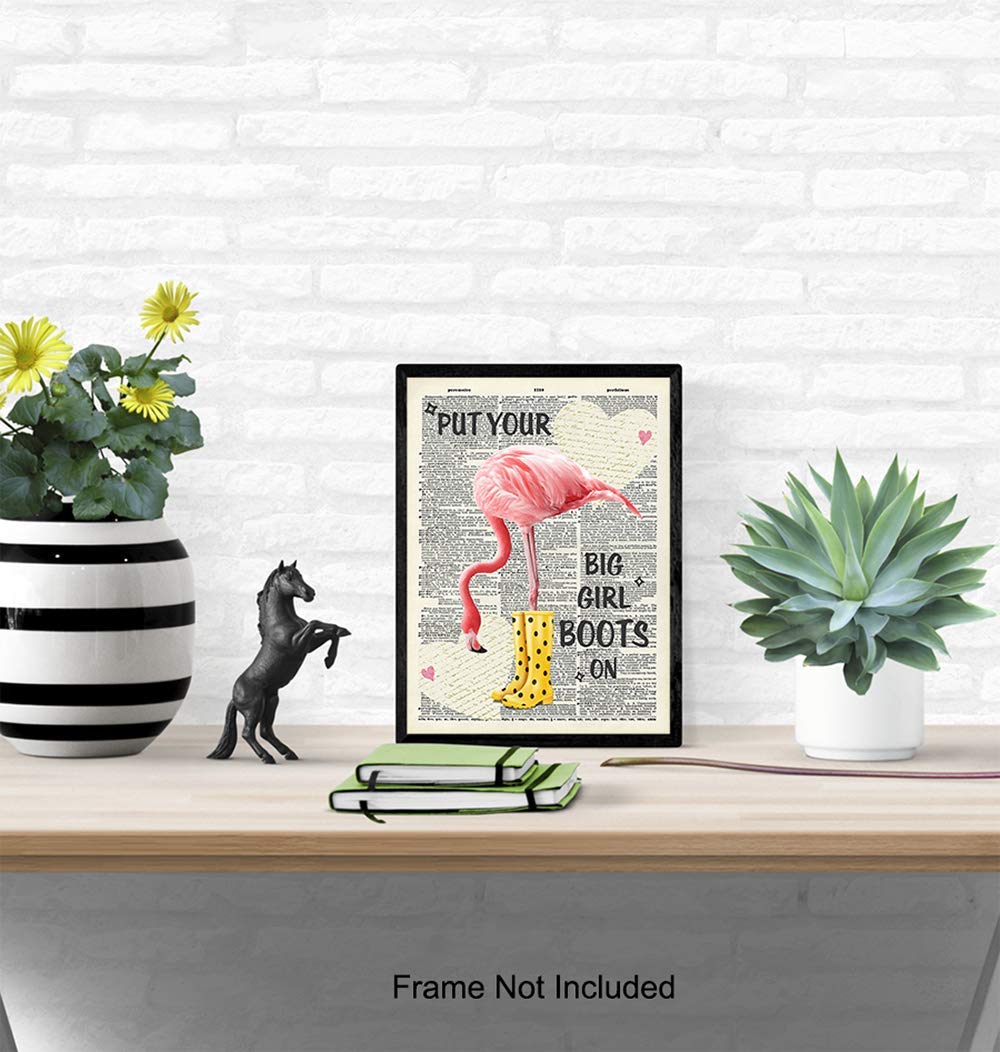 Cute Dictionary Wall Decor for Bedroom – Funny 8×10 Photo Poster – Girls, Kids Room Wall Art Decoration, Home Decor – Chic Motivational Gift for