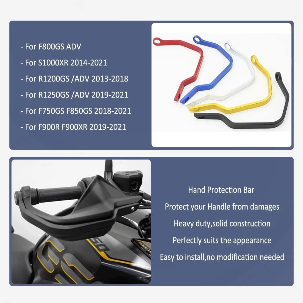 Protectores de mano para palanca de embrague de freno de parabrisas protector de mano apto para BMW R1200GS R1250GS F800GS S1000XR F750GS F850GS