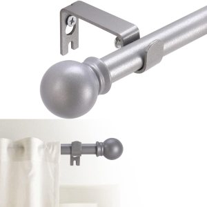 GXOACKJ Barras de cortina para ventanas de 48 a 84 a 93 pulgadas, juego de barras de cortina decorativas de 58 pulgadas, barra de cortina de metal GXOACKJ Barras de cortina para ventanas de 48 a 84 a 93 pulgadas, juego de barras de cortina decorativas de 58 pulgadas, barra de cortina de metal