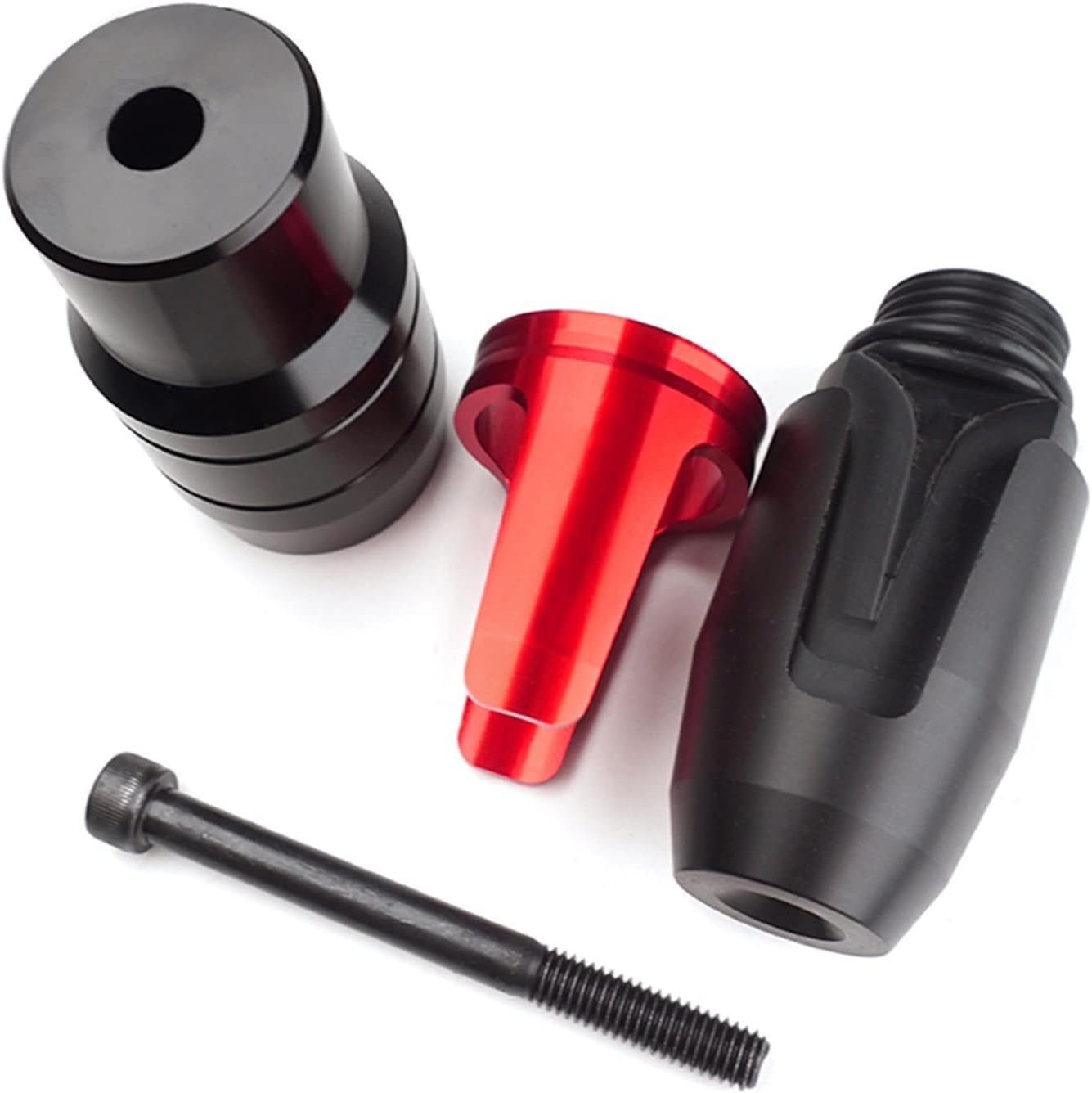 EHUNTR Powersports – Marco de escape deslizante para Bajaj Pulsar 200 NS200 RS200 AS Motocicleta CNC Accesorios Marco de Escape Sliders Almohadillas