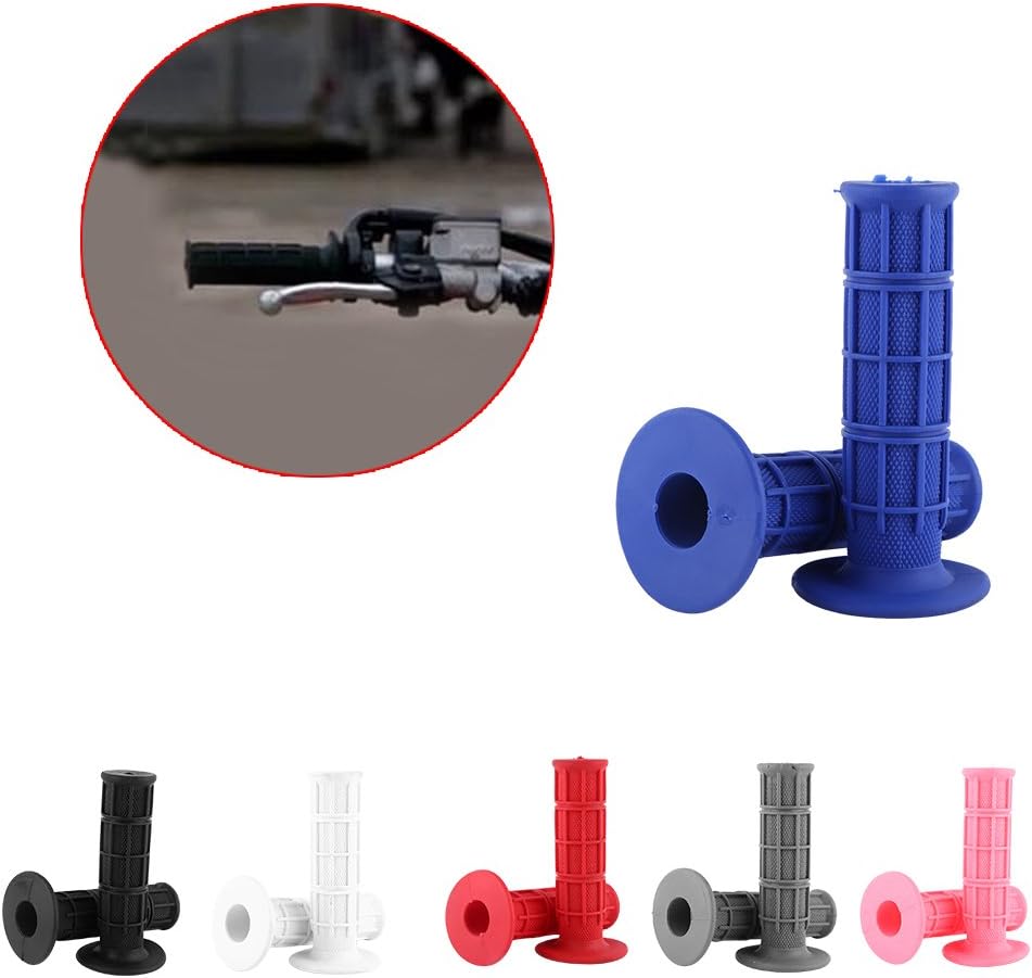 Zerone Empuñadura de manillar de 0.866in 78 pulgadas universal de silicona para manillar de motocicleta
