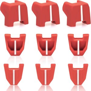 42-38-0017 Kit de almohadillas sin marcar para Milwaukee M18 2746-20 Punta de Clavadora compatible con Milwaukee calibre 18, juego de 9, rojo 42-38-0017 Kit de almohadillas sin marcar para Milwaukee M18 2746-20 Punta de Clavadora compatible con Milwaukee calibre 18, juego de 9, rojo