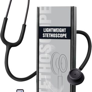 FriCARE Estetoscopio ligero de doble cabeza, estetoscopios clásicos para médicos, enfermeras, estudiantes, uso de salud en el hogar, adultos, FriCARE Estetoscopio ligero de doble cabeza, estetoscopios clásicos para médicos, enfermeras, estudiantes, uso de salud en el hogar, adultos,