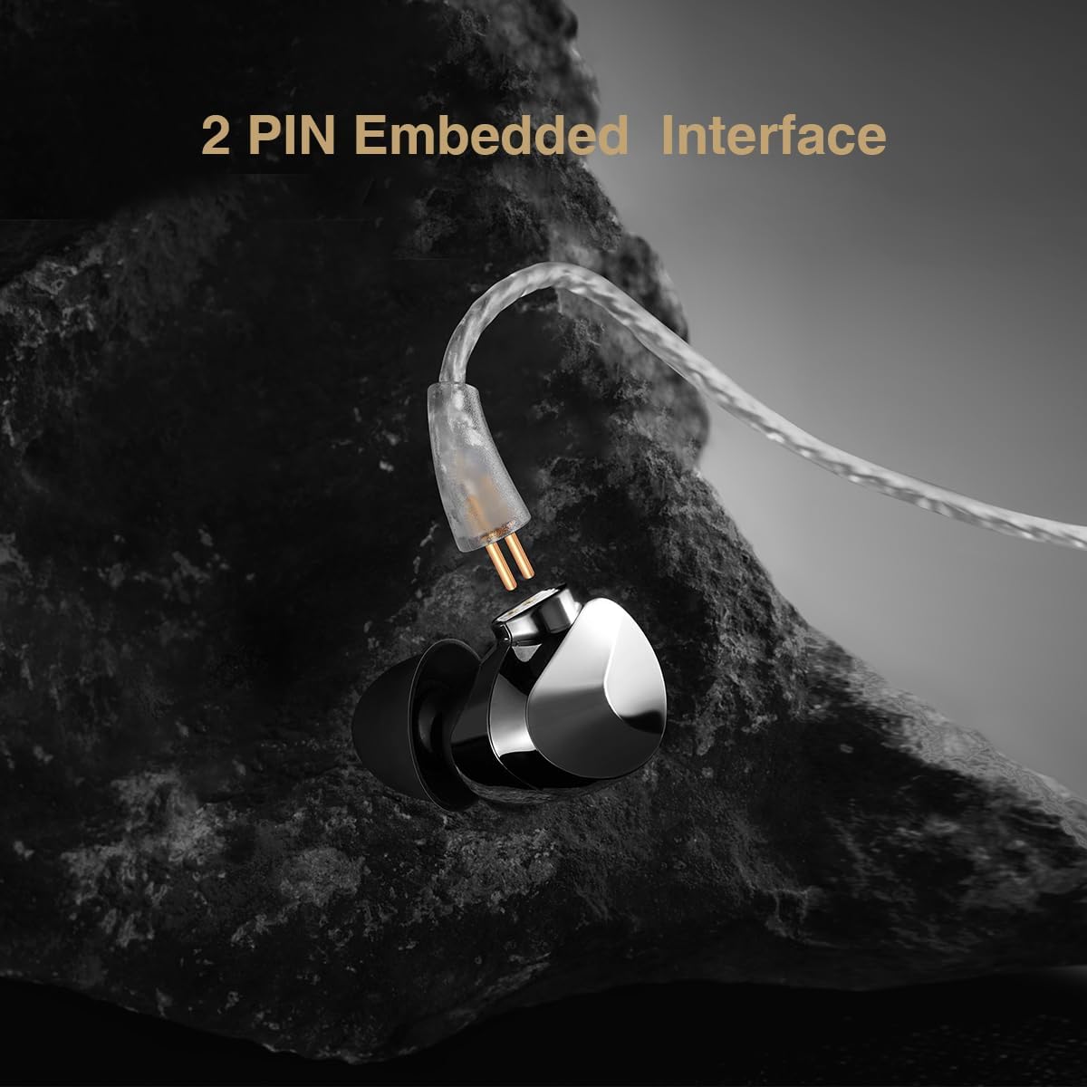 NHB12 – Auriculares con cable para iPhone con amplificadores de auriculares certificado Apple MFi Auriculares intrauditivos sin pérdida con conector