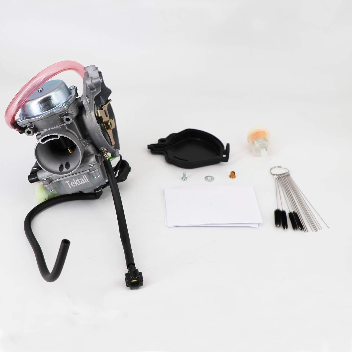 Carburador para Ka.wasaki KVF300 KVF 300 Prairie 300 2X4 4X4 1999-2002 ATV KVF300B KVF300A OE # 15003-1437 con kit de herramientas de limpieza de