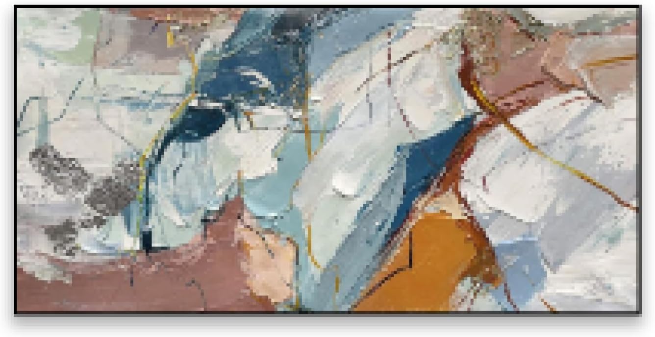 HOLEILUCK Póster de pintura abstracta, arte moderno, pintura al óleo, gris claro, blanco, impresiones en lienzo, decoración del hogar, sala de