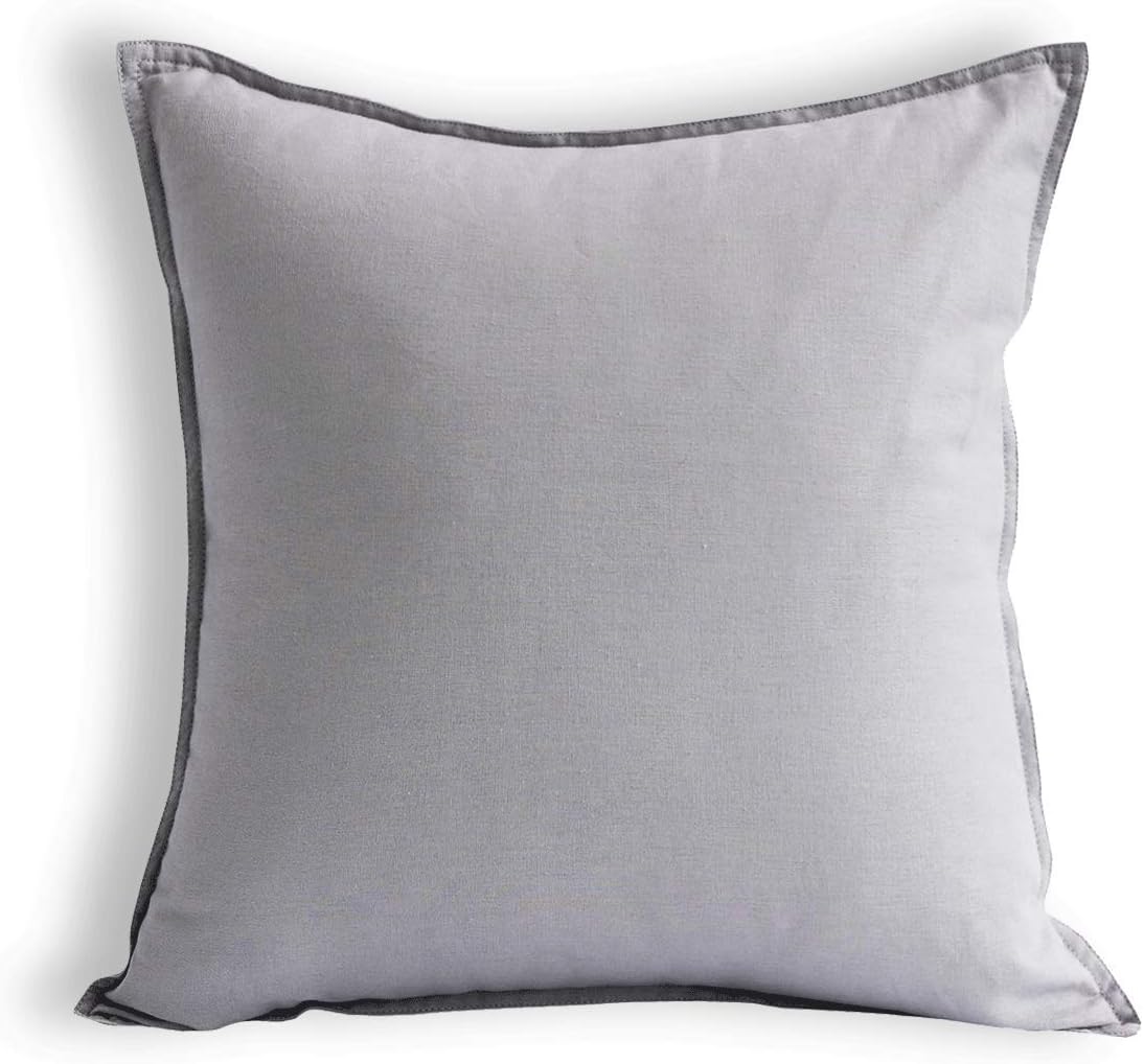 Jeanerlor Fundas de cojín cuadradas y decorativas de lino y algodón suave, para bar, cafetería y habitación de juegos, de 24 x 24 pulgadas (60 x 60