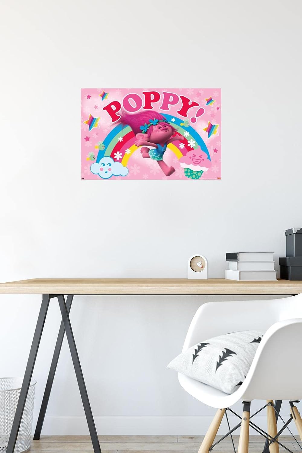 Trends International DreamWorks Trolls-Poppy Wall Poster, 14.725″ x 22.375″, Premium Unframed