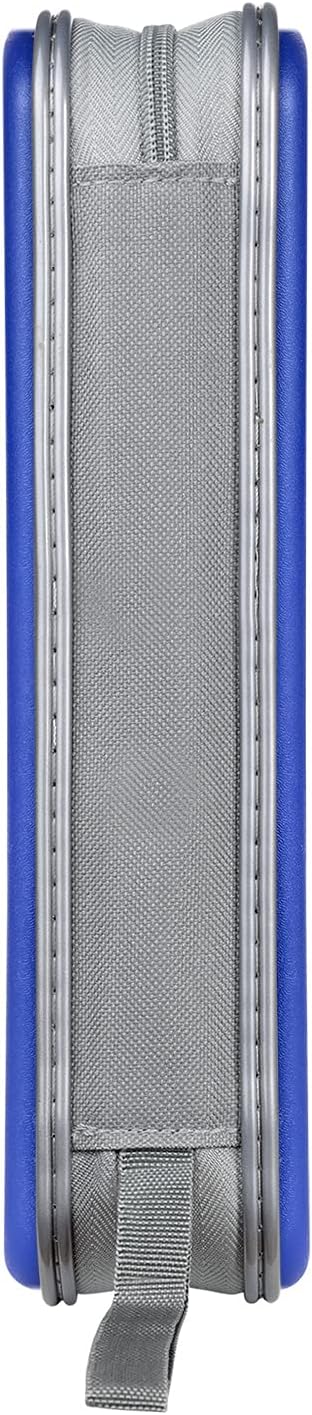 Funda para DVD, estuche portátil para CD de capacidad para 96, soporte de almacenamiento de plástico duro para DVD, CD, cartera, organizador para