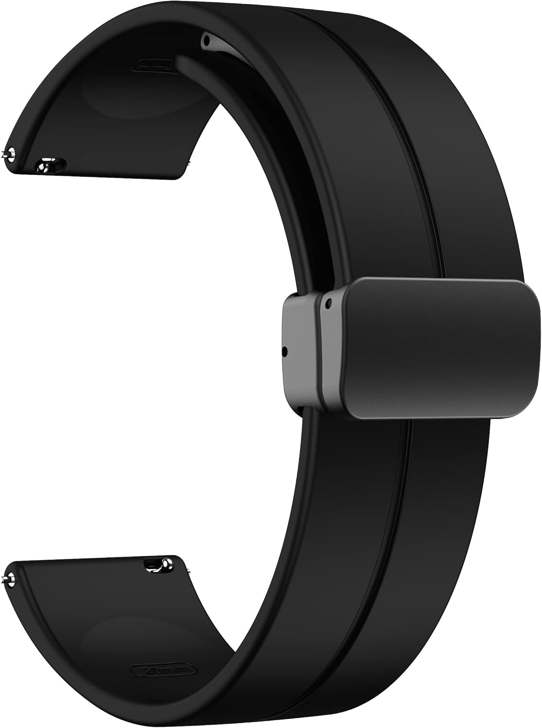 Compatible con Amazfit Bip 5 Band, Lamshaw – Correa deportiva de repuesto de silicona suave con hebilla magnética de 0.86 pulgadas, compatible con