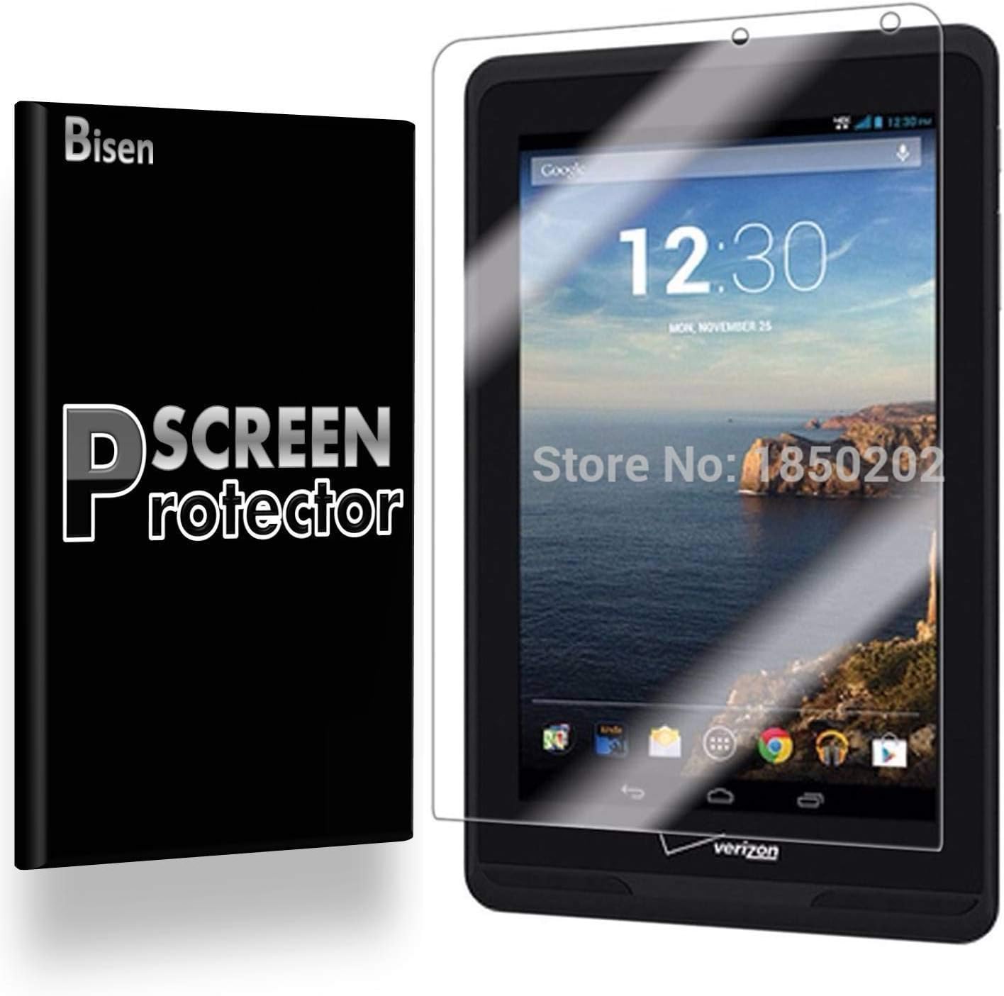 BISEN – Protector de pantalla de vidrio templado para Ellipsis 7, antiarañazos, antigolpes, inastillable, protección de por vida