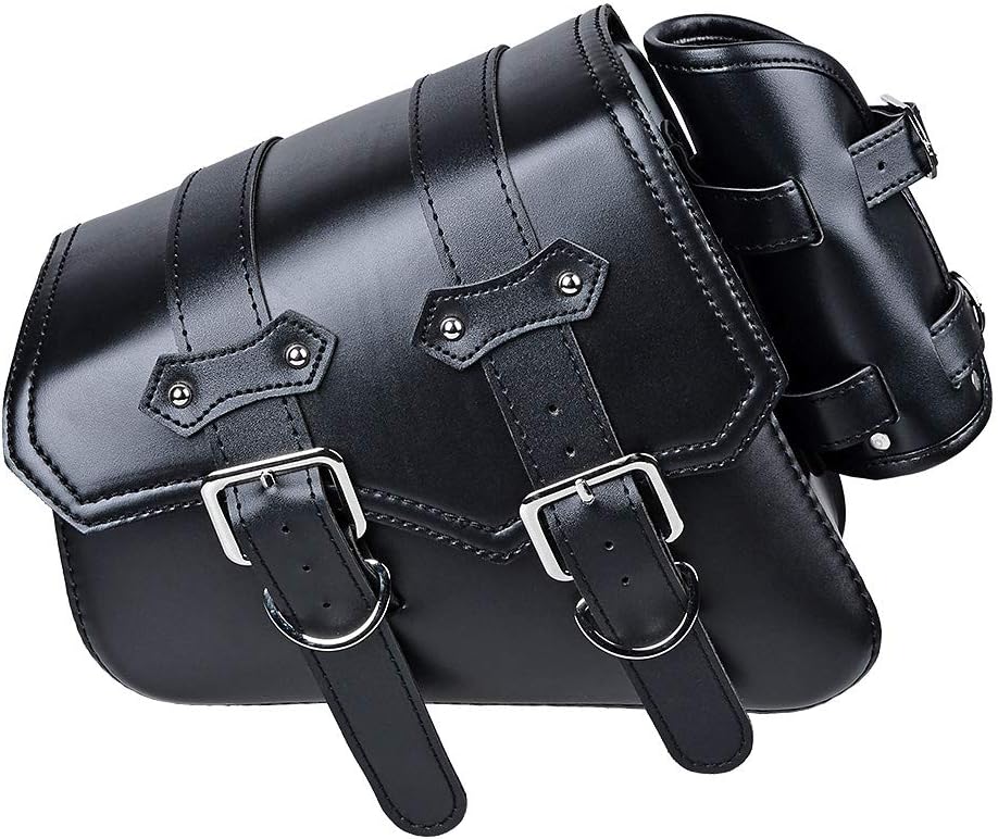 Bolsa de equipaje para asiento monoplaza + correas de montaje para Harley Sportster XL883 XL1200
