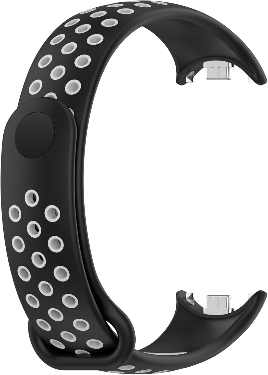 Disscool Muñequeras de repuesto compatibles con Xiaomi Band 8 Mi Band 8, correa de muñeca ajustable de silicona suave de 0.728 in con liberación